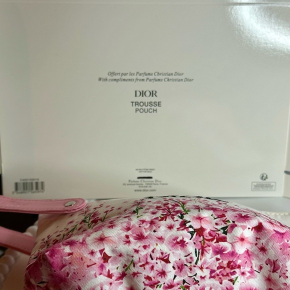 MISS DIOR Spring Floral Wristlet Pouch-  GWP Dior Parfums NIB RARE - Picture 6 of 6